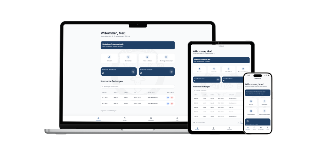 StandFrei auf allen Geräten - Flexible Vereinsverwaltung auf Smartphone, Tablet und Desktop